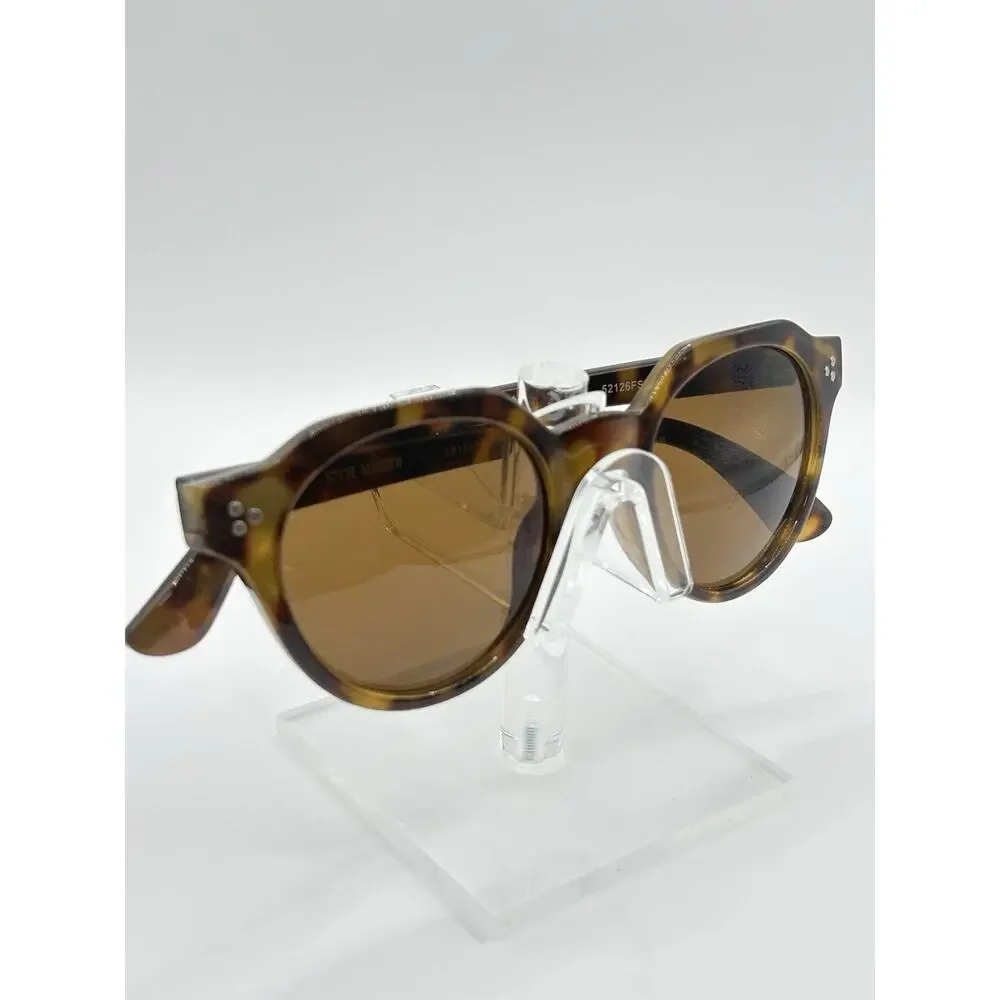Steve Madden Round Sunglasses Tortoise Brown Women SR1220